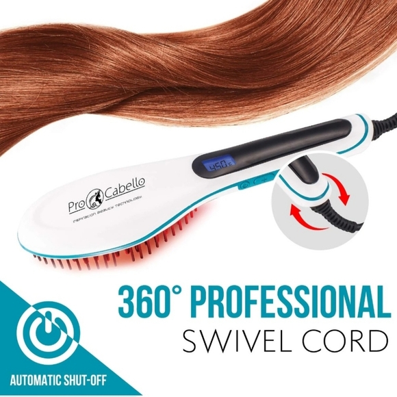 NIB Heated Straightening & Detangling Brush - Picture 2 of 5